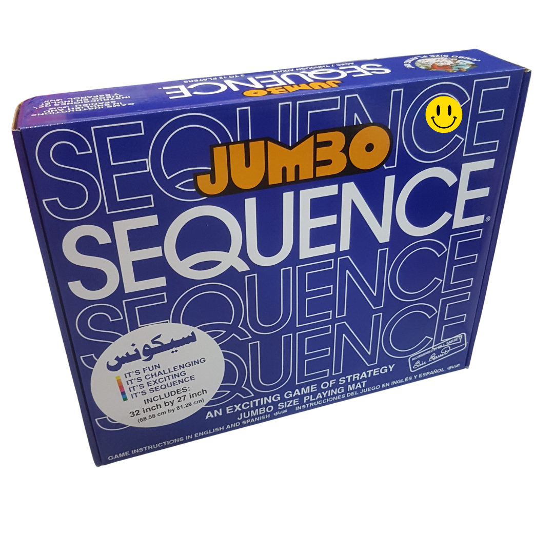 Jumbo Sequence Game Mat Engaging Strategic Board Game for Family Fun