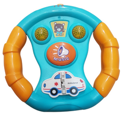 Junior Firefighter's Adventure: Light & Sound Steering Wheel Toy