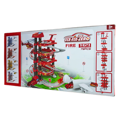 Fire Station Color-Changing Car Garage - 79-Piece Playset with Water Effects for Ages 3+
