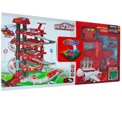 Fire Station Color-Changing Car Garage - 79-Piece Playset with Water Effects for Ages 3+
