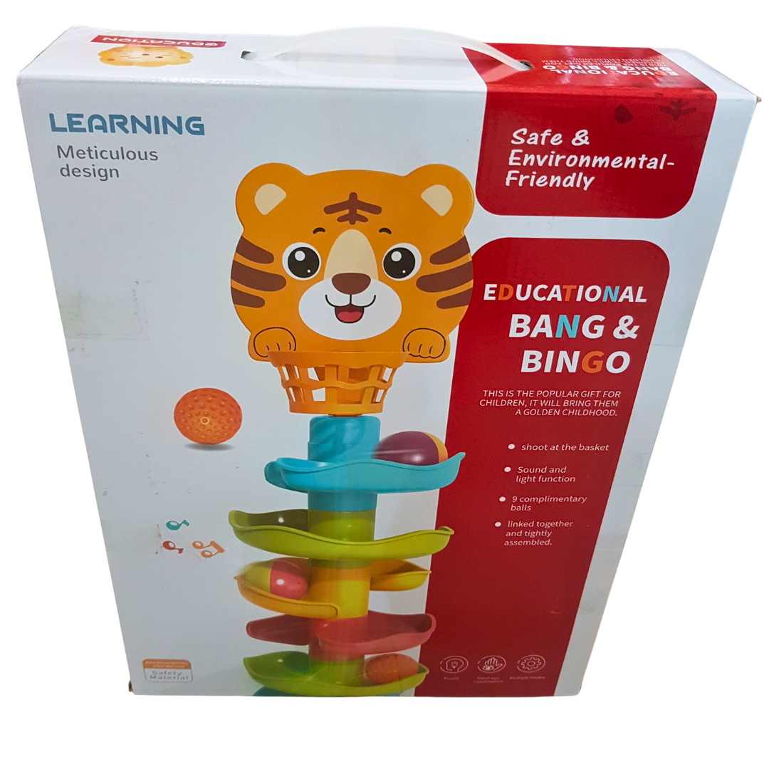 Educational Bang & Bingo Ball Drop Tower - Engaging Play for Toddlers Secondary image