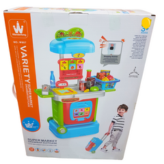 Tiny Tots Supermarket Checkout - Interactive Playset with Scanner and Accessories