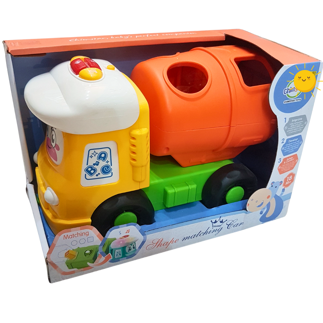 Colorful Cargo: Fun Time Shape Sorting Mixer Truck Toy for Little Learners Secondary image