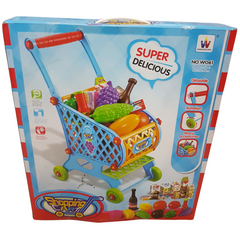 Market Day Adventure Shopping Cart - 40-Piece Grocery Playset for Kids 3+