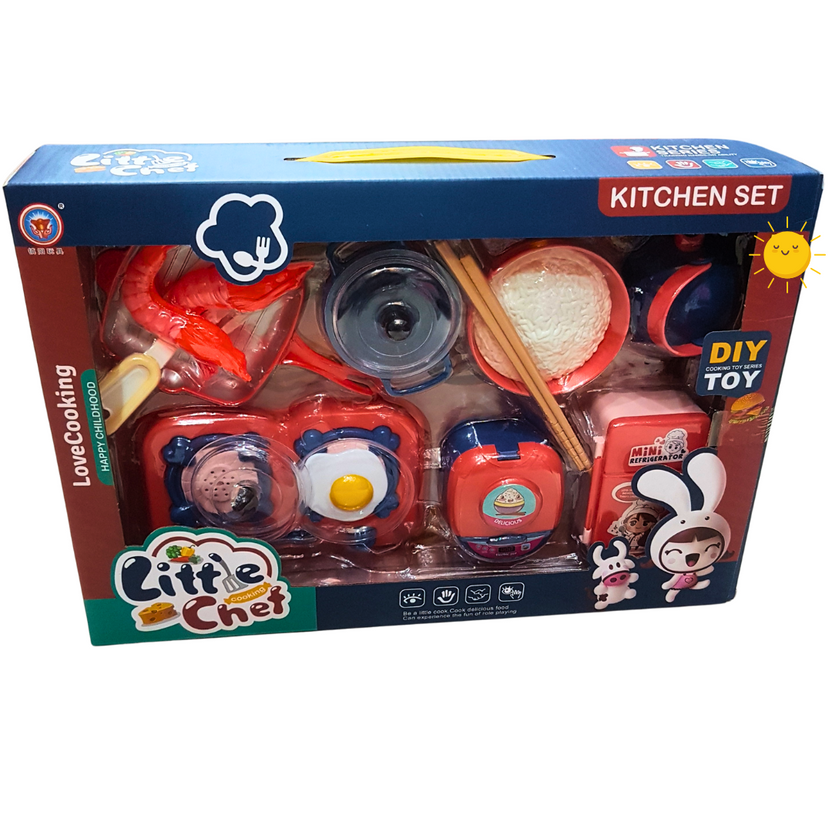 Little Chef Cooking Set: Complete Miniature Kitchen Playset for Budding Cooks Main image