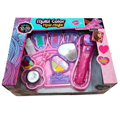 2-in-1 Glitter & Dye Hair Styling Kit - Temporary Multi-Color Highlights for Girls Aged 5+ | One Glide Application