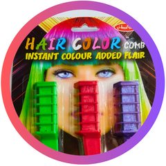 Tri-Flair Instant Hair Color Comb Set - 3 Blendable Hues