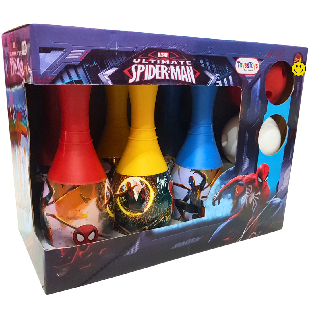 Spider-Man Bowling Set | Superhero Themed Kids Bowling Game | Indoor & Outdoor Family Fun