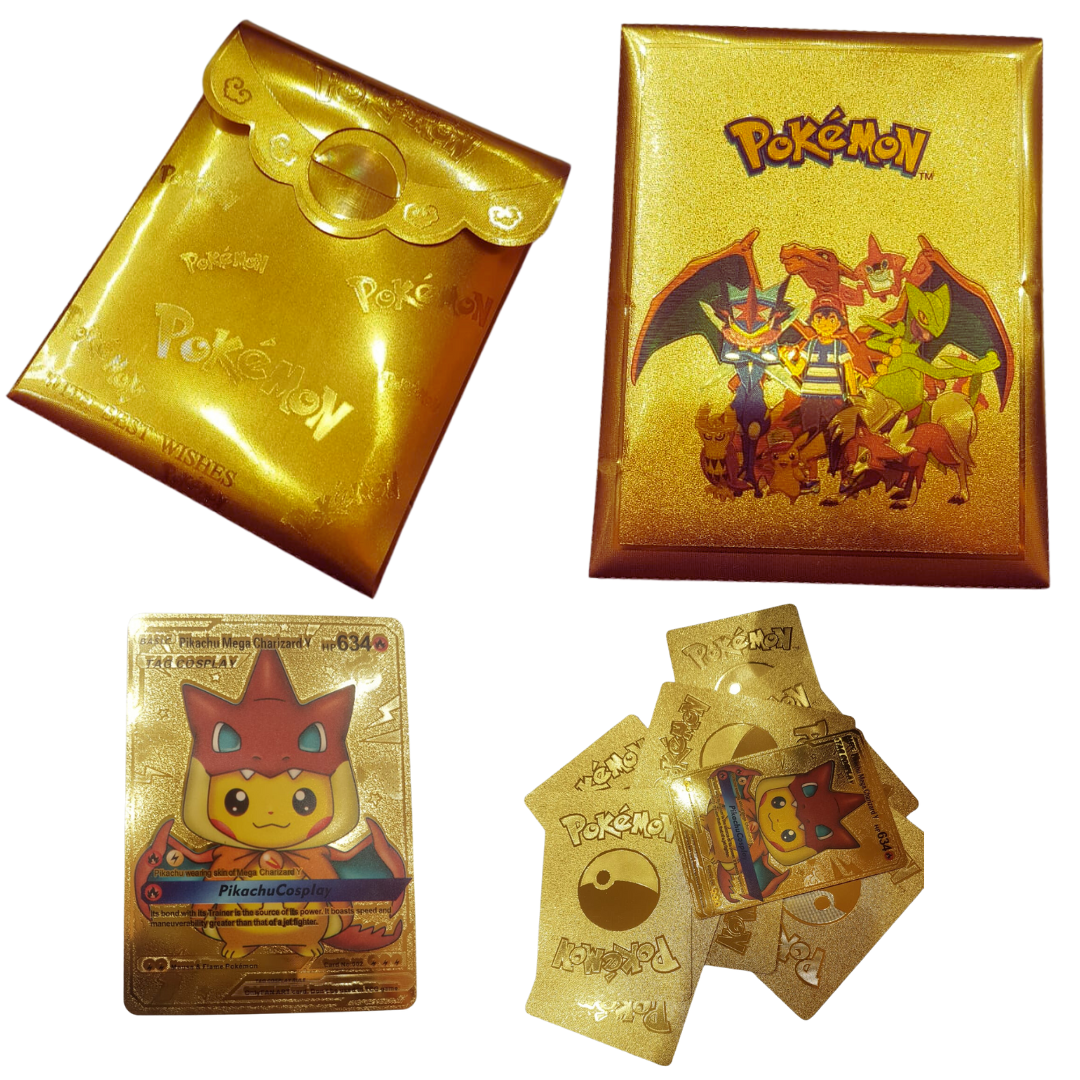 Pokemon golden cards pack 10 pcs