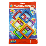 Colorful 6-Piece Magic Magnetic Set - Square 2x2" Magnets for Kids Ages 3+ | Creative & Educational Toy