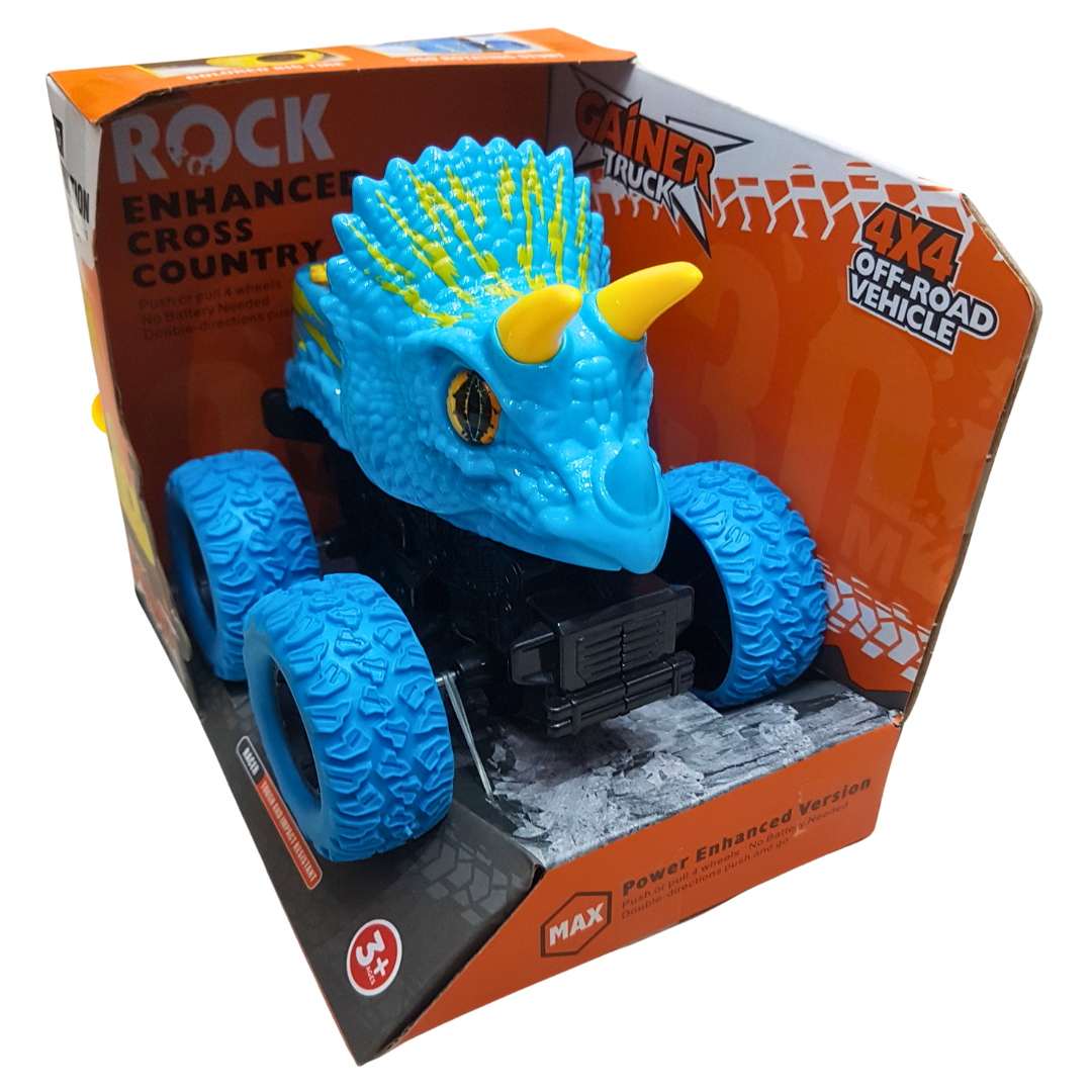 AquaRex Explorer: Children's Oceanic Dinosaur-Themed 4x4 Friction Truck with Bold Blue Tires – Adventure Play for Ages 3+ (Gainer Truck Series) Secondary image