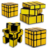 MoYu MeiLong 3x3 Gold Mirror High Speed Magic Puzzle Cube Toy