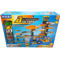 KOZI Automobile Factory Playset - Interactive Car Manufacturing Adventure, 3+ Years