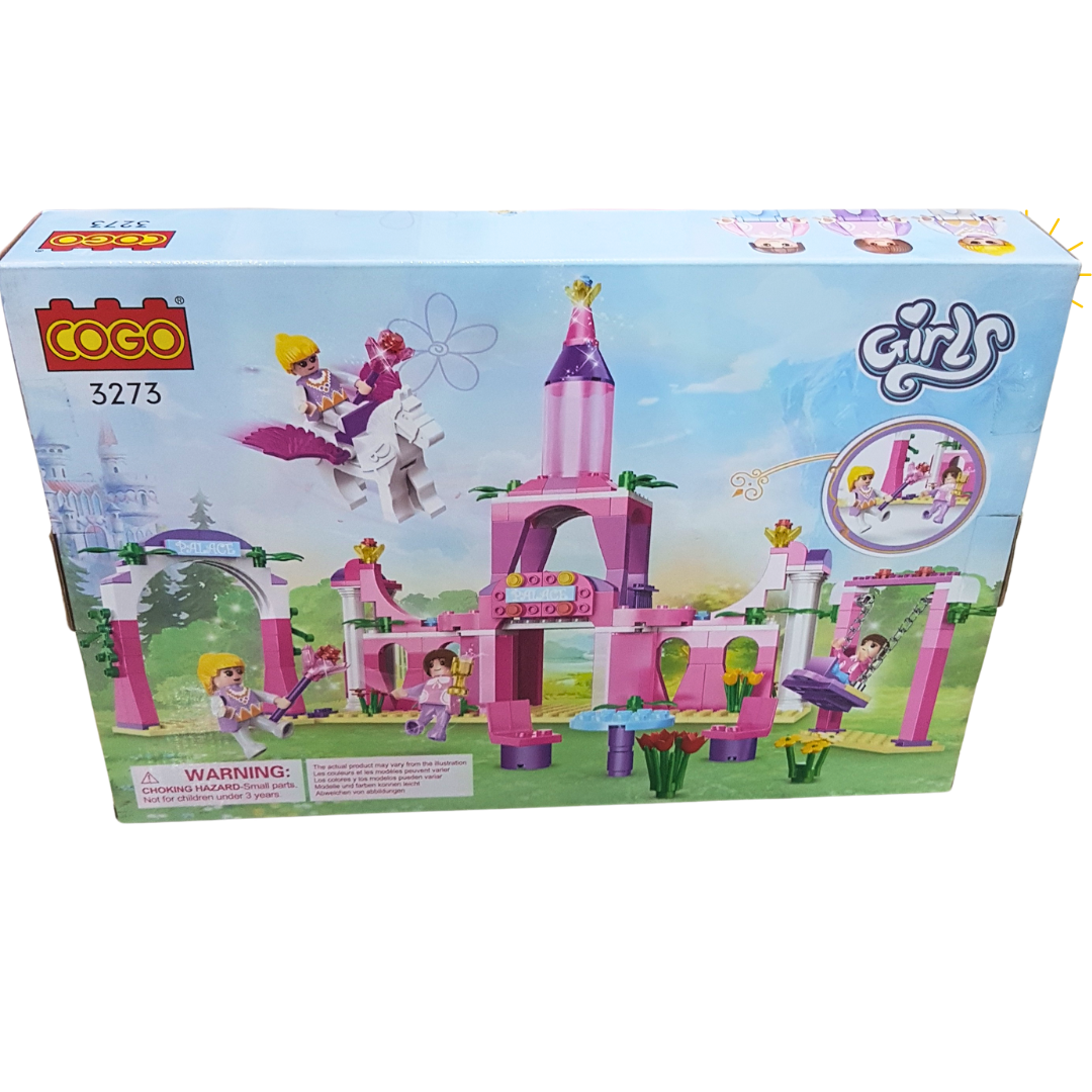 COGO Dream World Princess Castle – 254 Piece Building Set for Ages 6+