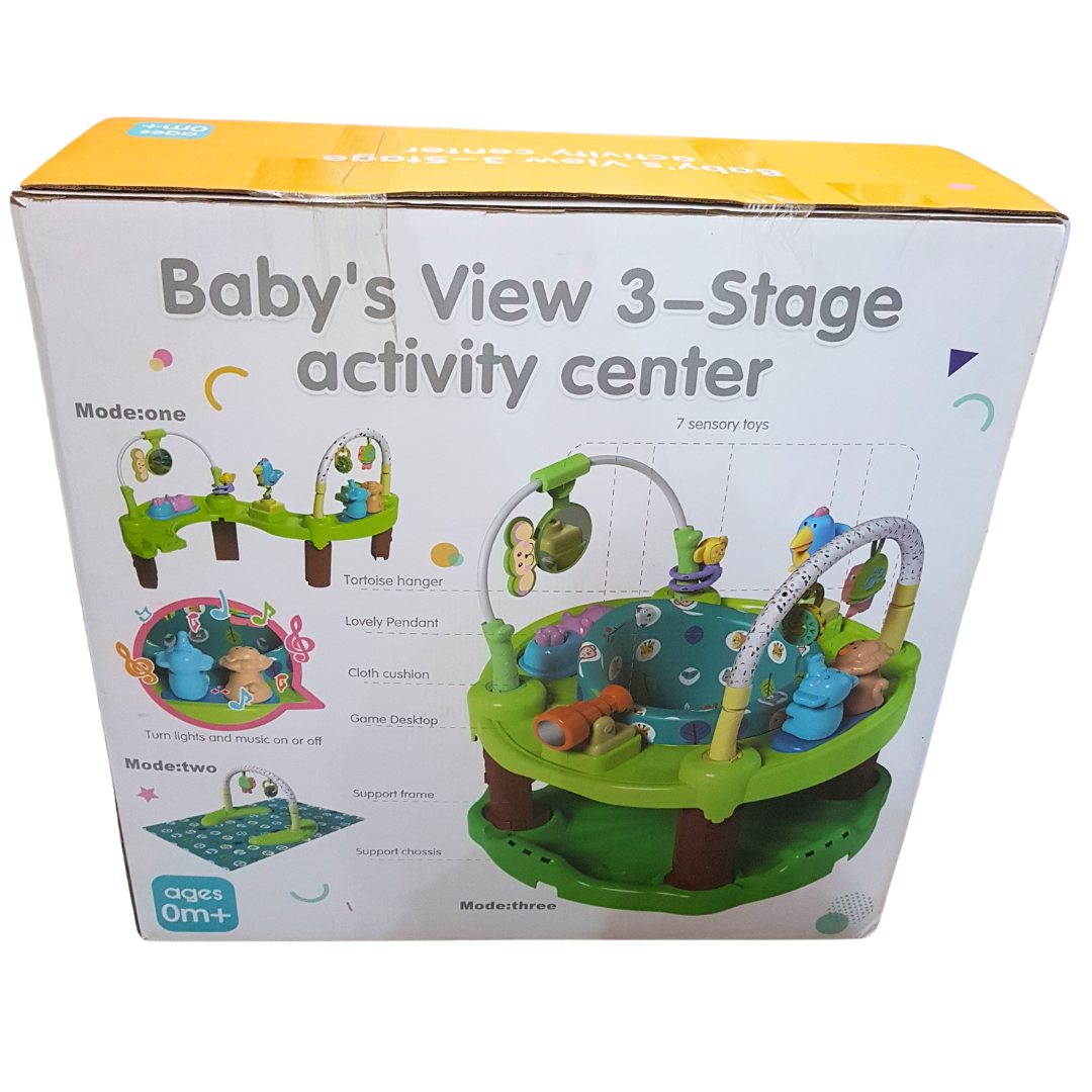 Baby’s View 3-Stage Transformable Activity Center - Multifunctional Play & Learn Hub