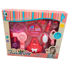 Fashion Girl Pretend Play Beauty Set - Imaginative Salon Toy for Kids
