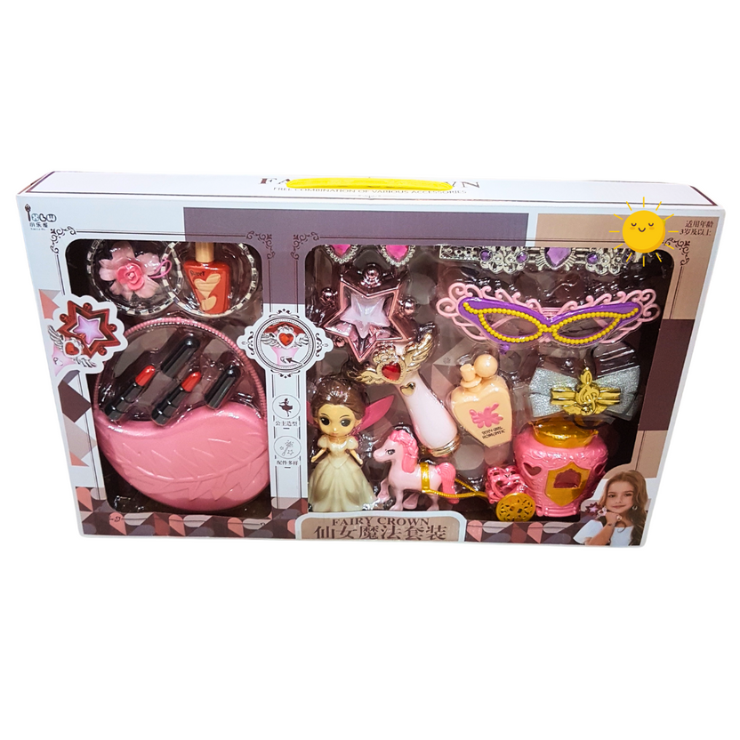 Princess Fantasy Makeup and Dress-Up Set - Whimsical Play Kit for Kids Main image