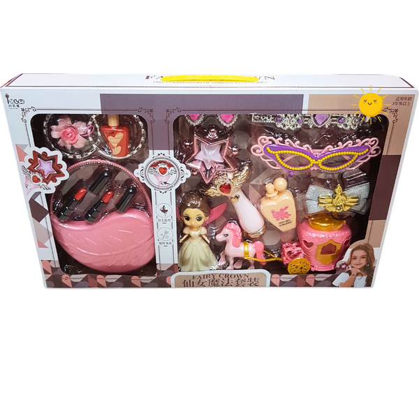 Princess Fantasy Makeup and Dress-Up Set - Whimsical Play Kit for Kids