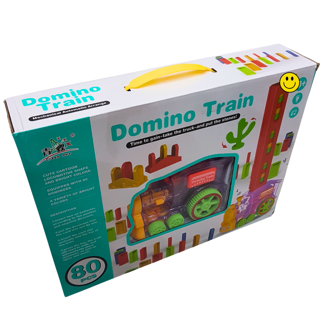 Cartoon-Themed Domino Train Set - Fun and Learning for Preschoolers Secondary image