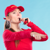 Pack of Three Premium Sports Whistles in Vibrant Colors – Red, Blue, Green – Complete with Secure Straps