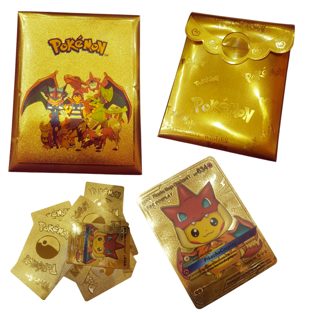 Pokemon golden cards pack 10 pcs
