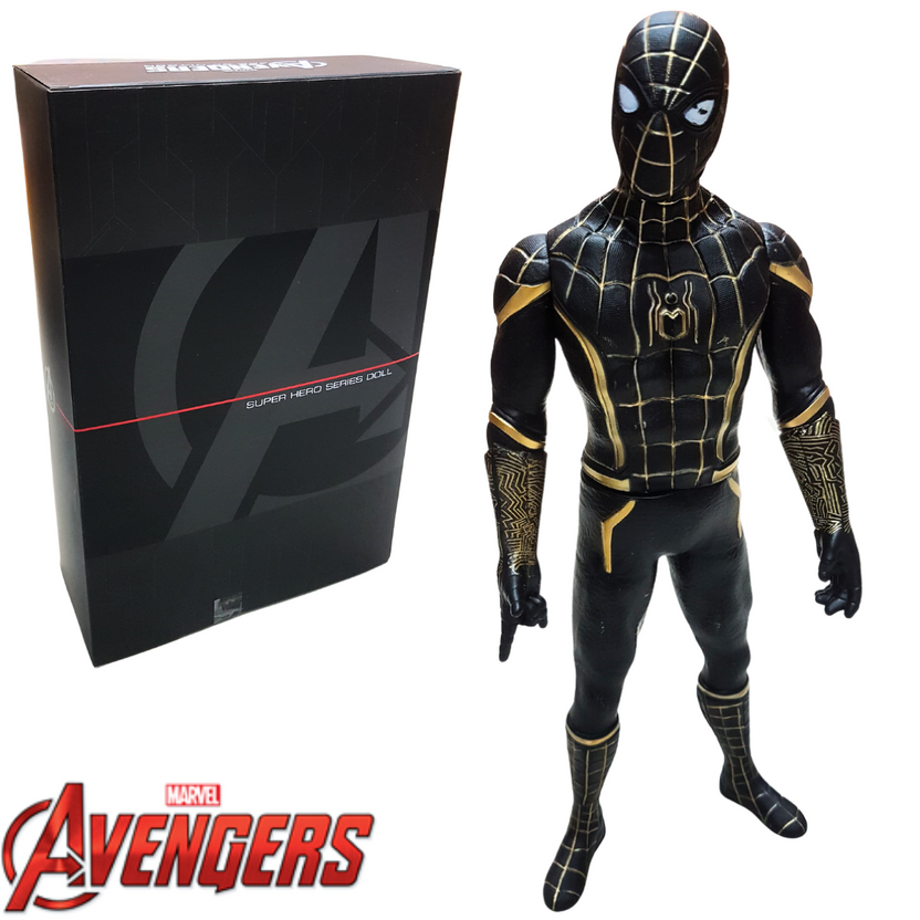 10-inch Black Spiderman Action Figure - Avengers Age of Ultron Collectible - Perfect Gift for Kids Main image