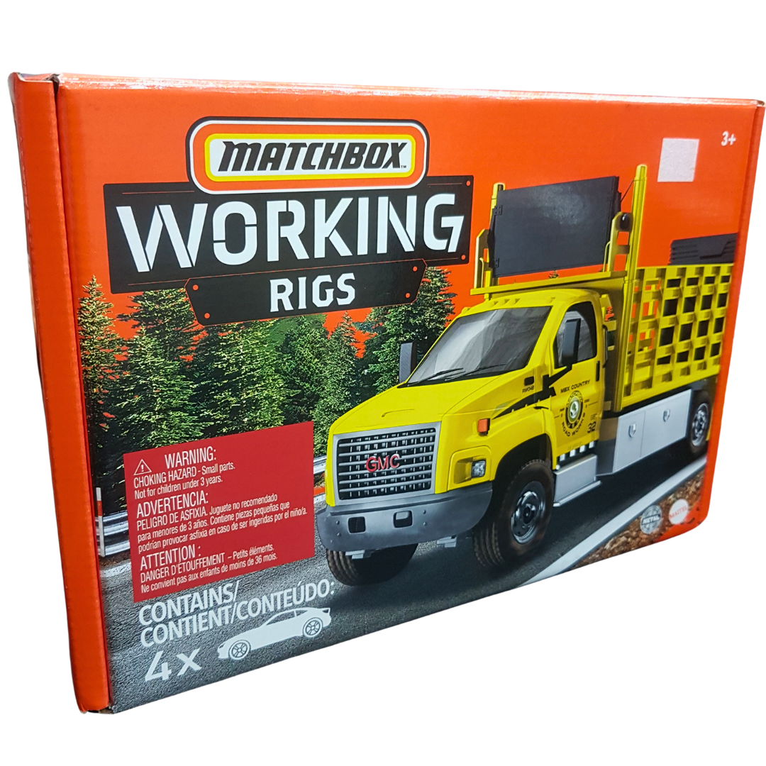Matchbox Working Rigs Utility Truck Toy Set - Imaginative Play for Ages 3 and Up Secondary image