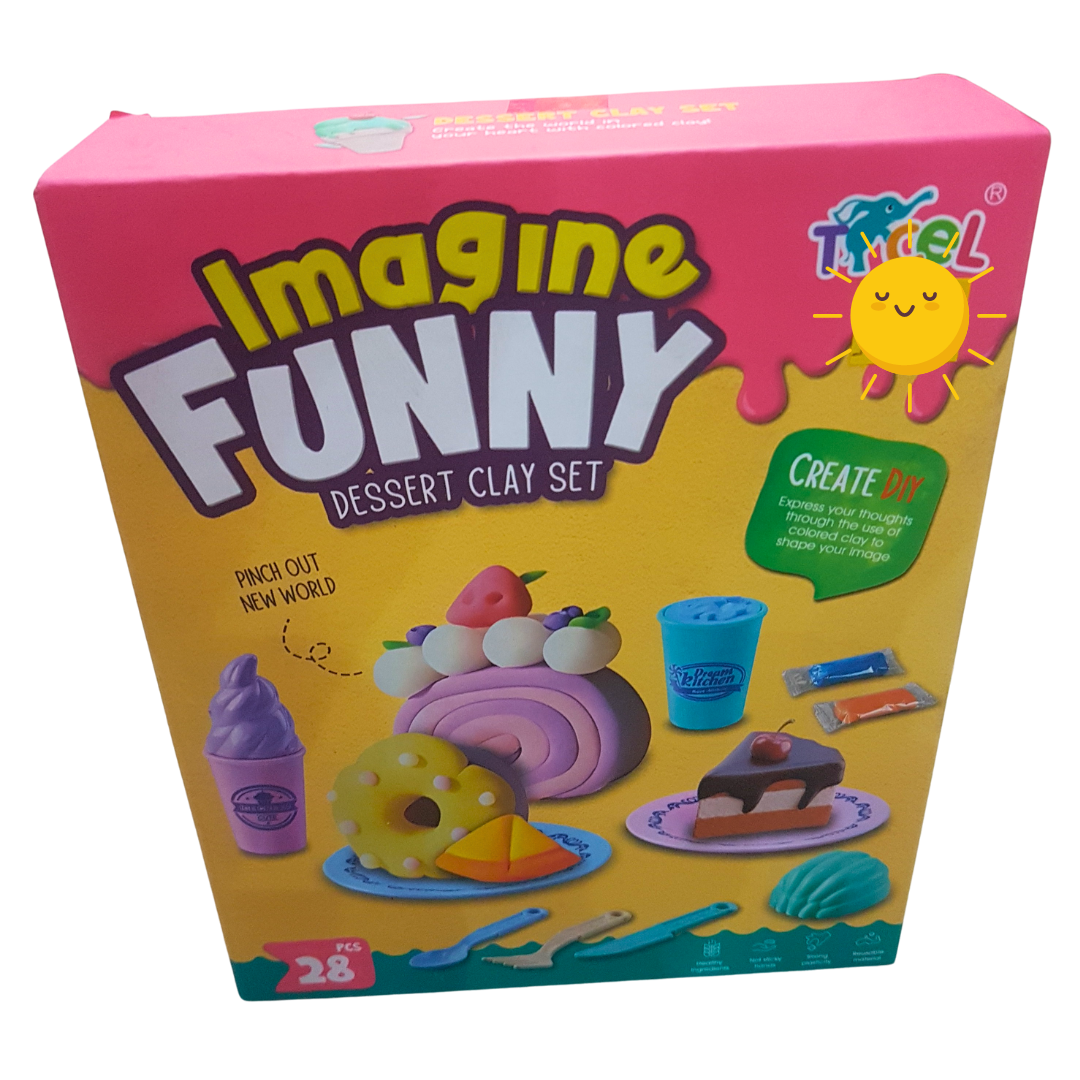 Imagine Funny Dessert Clay Set - Creative DIY Modeling Kit for Kids