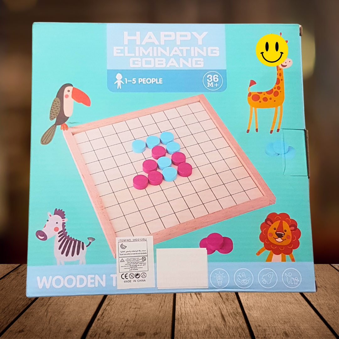 Jungle Joy Gobang Game - Wooden Strategy Board Game for 1-5 Players Secondary image