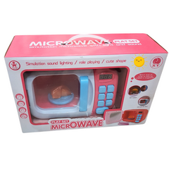 Play & Learn Microwave Set - Interactive Kitchen Appliance for Kids 3+