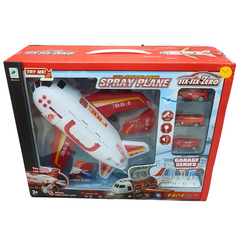 SixSixZero Spray Plane Fire Rescue Playset - Heroic Adventures Await, Ages 3+
