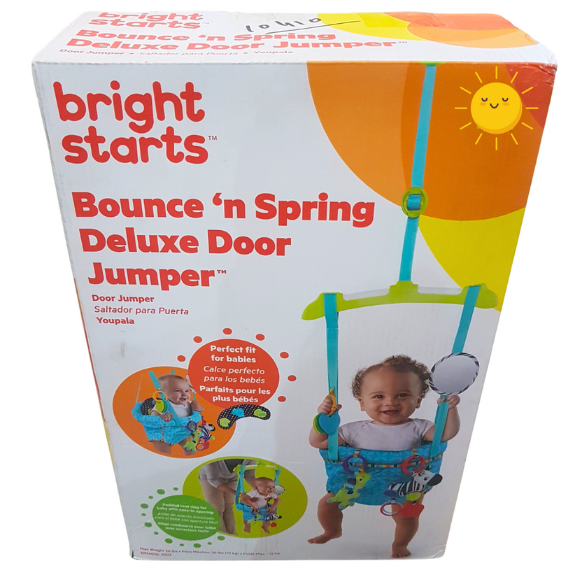 Bright Starts Bounce 'n Spring Deluxe Door Jumper - Fun and Secure Baby Jumper for Active Play Main image