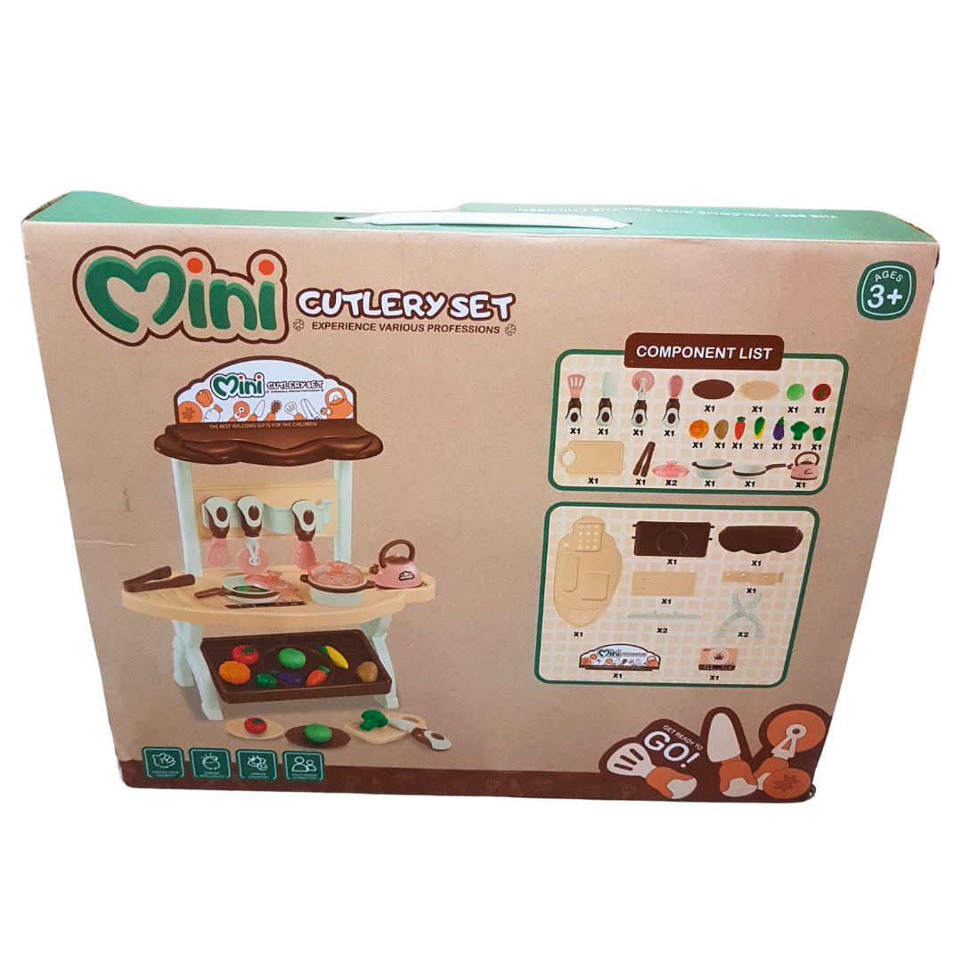 Mini Kitchen Cutlery Set - 33-Piece Playset for Culinary Exploration Secondary image