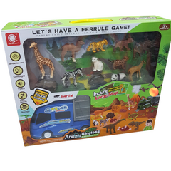Interactive Safari Adventure Playset with Educational Truck and Animal Figures