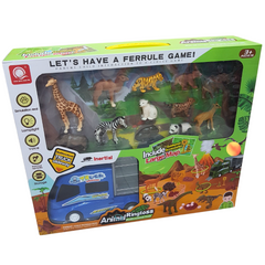 Interactive Safari Adventure Playset with Educational Truck and Animal Figures