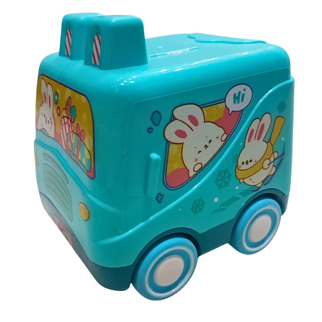 Bunny Hop Express: Musical Learning Bus Toy - Interactive Fun for Toddlers (each sold separately)