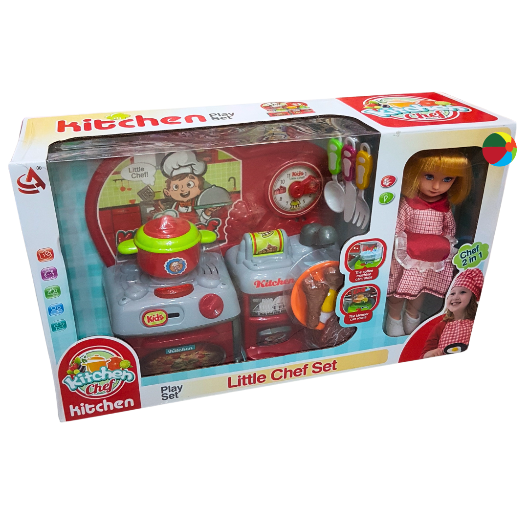 Little Chef Deluxe Kitchen Playset - Inspire Culinary Mastery in Kids
