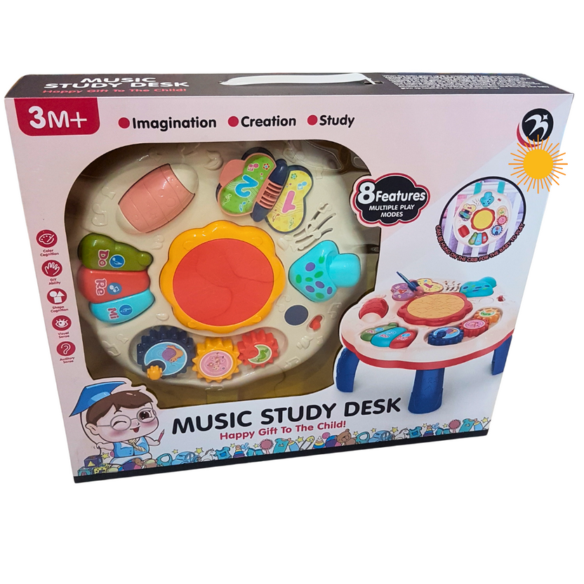 Multifunctional Interactive Music Study Desk for Toddlers – Educational Learning Playset Main image