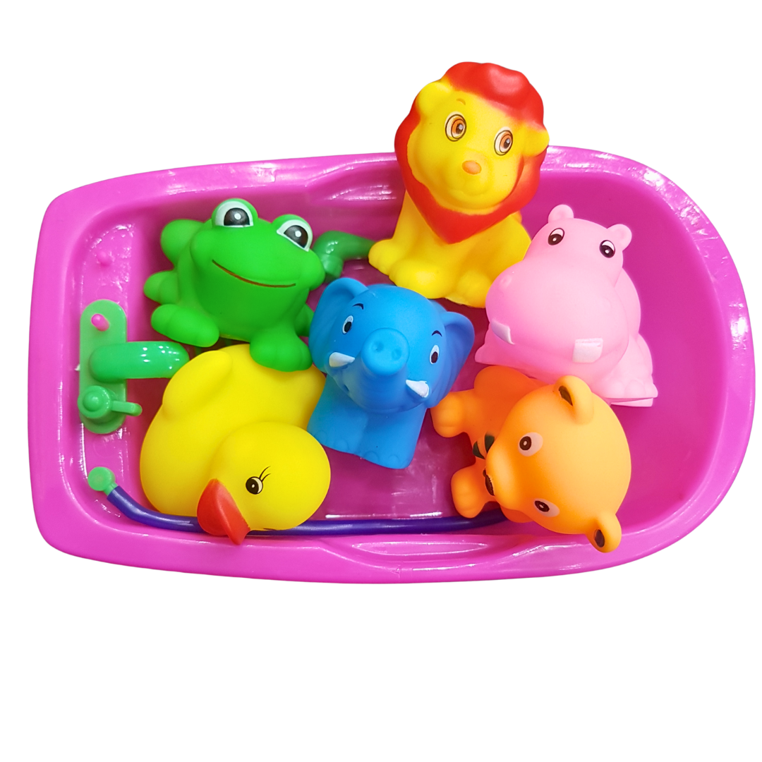 Tub Time Animal Buddies - Educational Floating Bath Toys for Kids