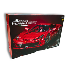 Speed and Furious 458  ,  Model #10304 , 3380 pcs 1:8 Scale Bricks Model Car