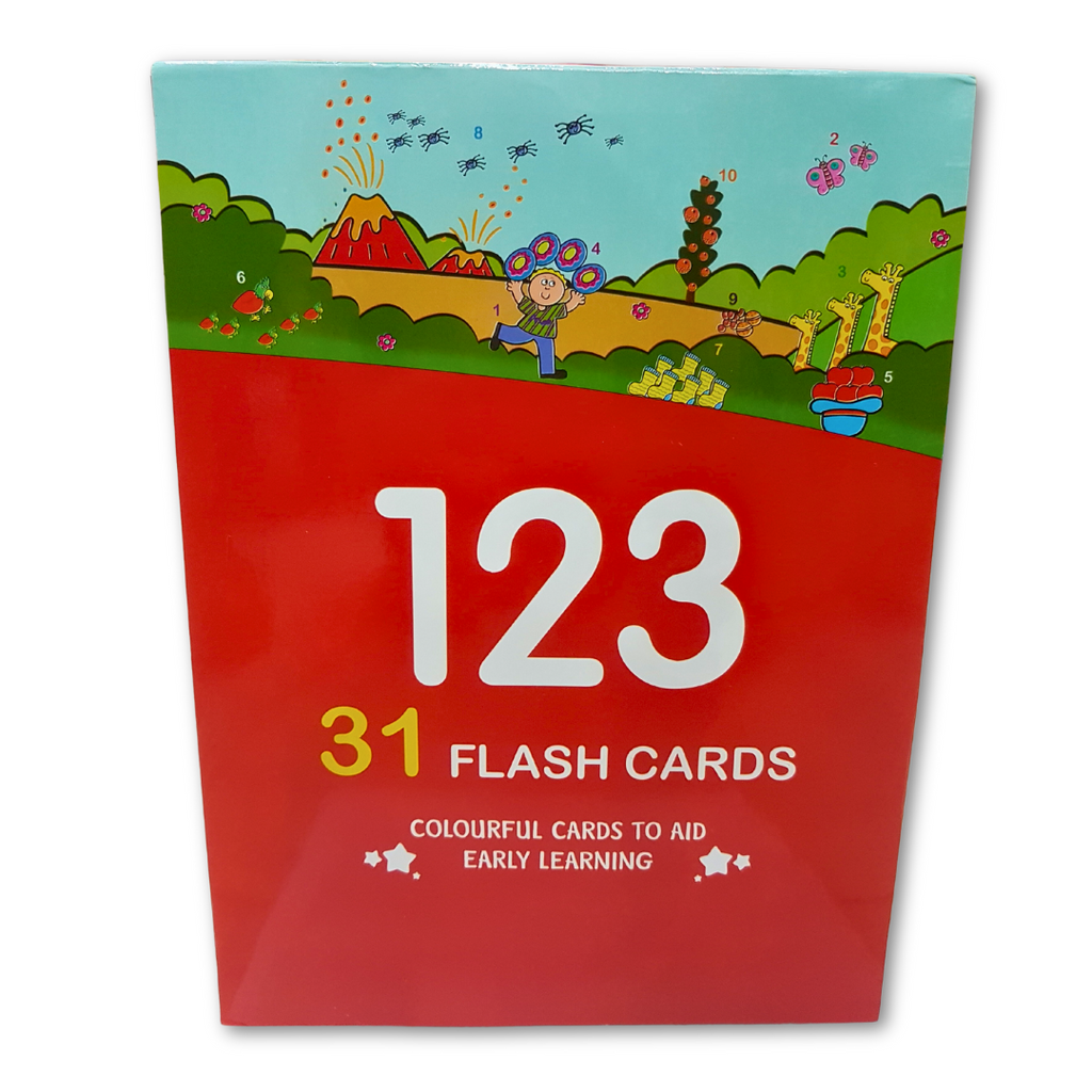 Boost Early Learning with 123 31-Piece Flash Cards - Vibrant, Educational, and Engaging Cards for Kindergarteners!