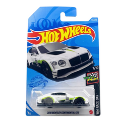 2018 bentley continental gt3 hot wheels model car 1:64 scale