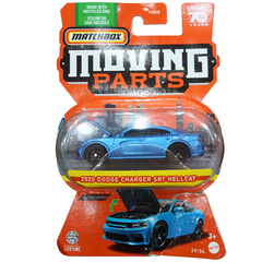Matchbox Moving Parts 2020 Dodge Charger SRT Hellcat Die-Cast Model - High-Performance Toy Car for Play & Collection