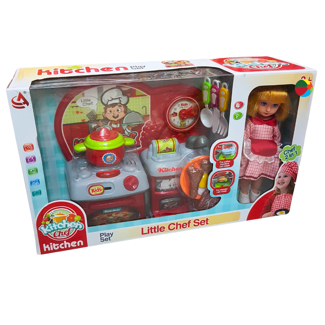 Little Chef Deluxe Kitchen Playset - Inspire Culinary Mastery in Kids