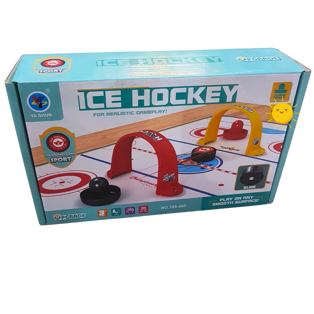 Portable Ice Hockey Game - Fast-Paced Tabletop Fun for Kids 3+