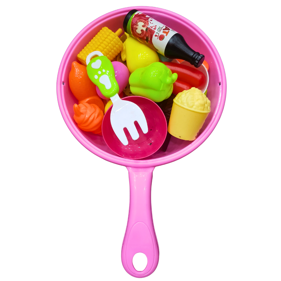 Premium Kitchen Food Play Set for Kids - Bright Colors, Ages 3+ | Educational & Fun Cooking Toy for Little Chefs