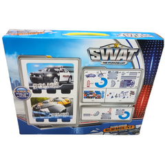 SWAT The Parking Lot Playset - 57 Pcs Police Action Adventure Set for Kids