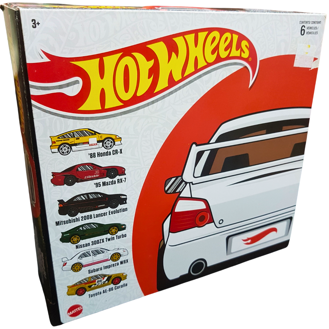 Hot Wheels Classic Sports Car Collection - 6-Piece Die-Cast Vehicle Set for Ages 3+
