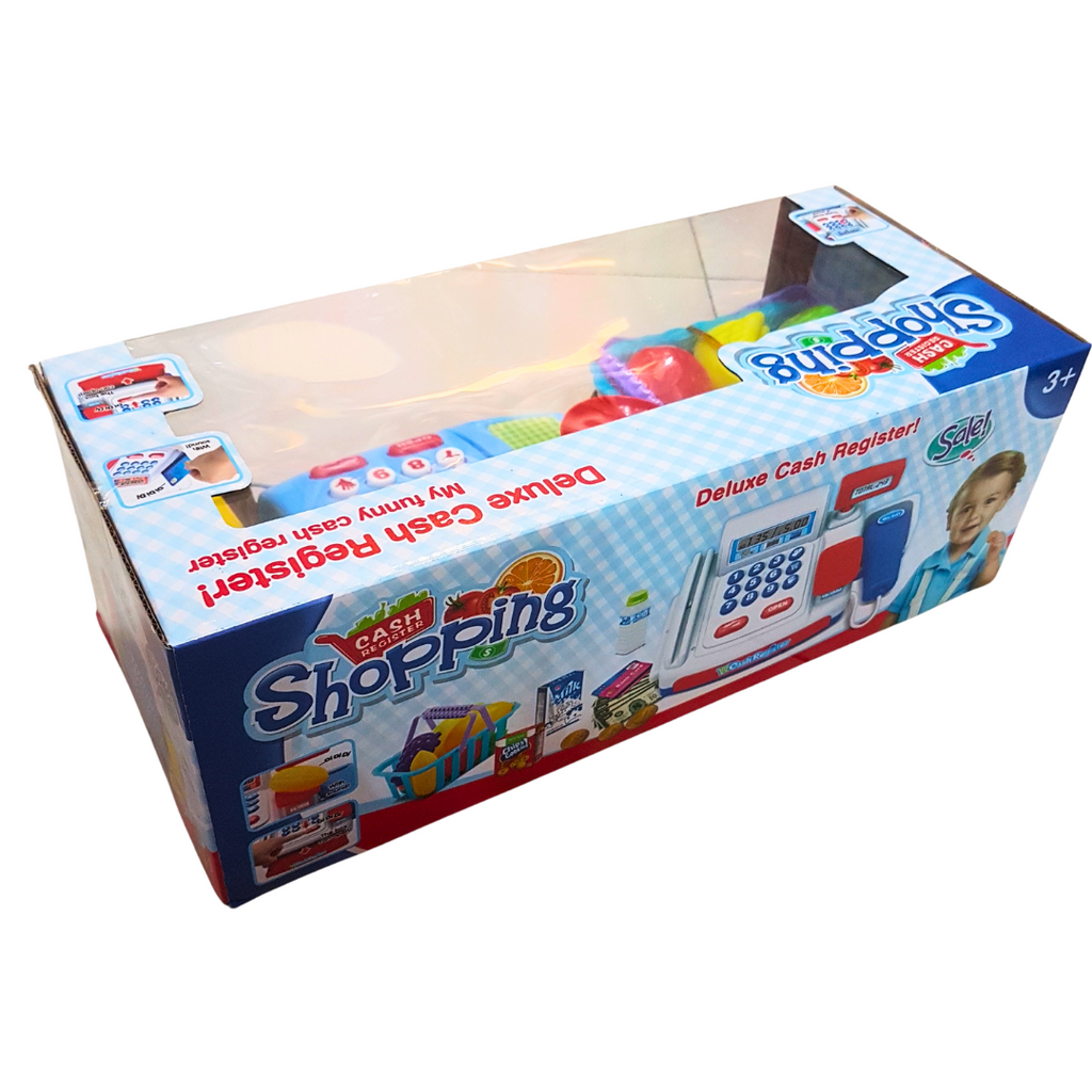 Deluxe Shopping Fun Cash Register Playset - Interactive Learning Toy for Kids