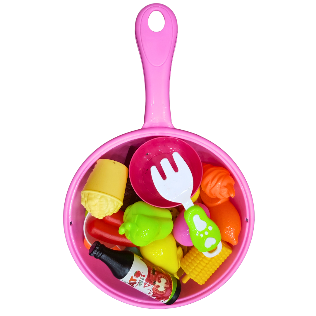 Premium Kitchen Food Play Set for Kids - Bright Colors, Ages 3+ | Educational & Fun Cooking Toy for Little Chefs